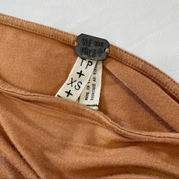 Free People Off the Shoulder Flare Top XS - Picture 3 of 6